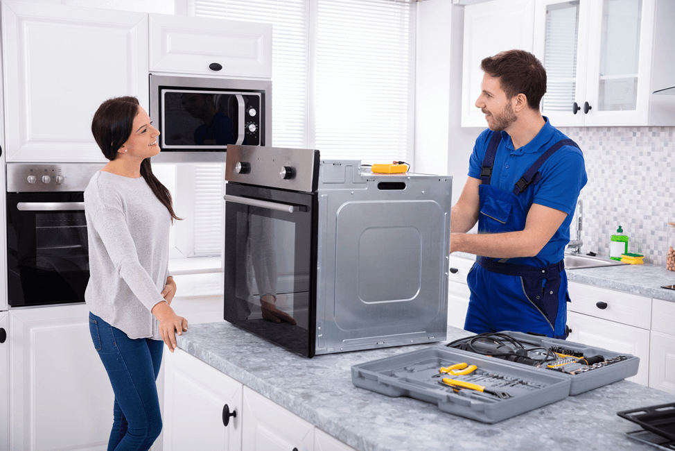 Professional appliance installation